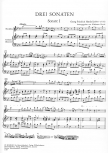 Händel, Georg Friedrich - Drei Sonaten - Altblockflöte und Basso continuo