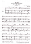 Händel, Georg Friedrich - 3 Sonatas HWV 374-376 - Treble and Basso continuo