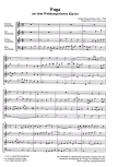 Bach, Johann Sebastian - Fuga / Jesus bleibet meine Freude - SATB