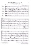 Bach, Johann Sebastian - Fuga / Jesus bleibet meine Freude - SATB