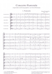 Pez, Johann Christoph - Concerto Pastorale - Blockflötensextett SSAATB
