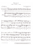 Händel, Georg Friedrich - Sonate I c-moll - Altblockflöte, Violine und Bc.