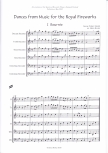 Händel, Georg Friedrich - Dances from Music for the Royal Fireworks - SATBGbSb