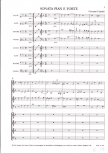 Gabrieli, Giovanni - Sonata pian e forte - SATB+TTTB
