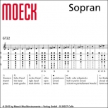 Sopranblockflöte Moeck 8220 Consort, Ahorn gebeizt