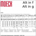 Altblockflöte (f) Moeck 8320 Consort, Ahorn gebeizt