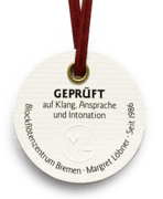 Geprüft auf Klang, Ansprache und Intonation. Blockflötenzentrum Bremen - Margregt Löbner - Seit 1986